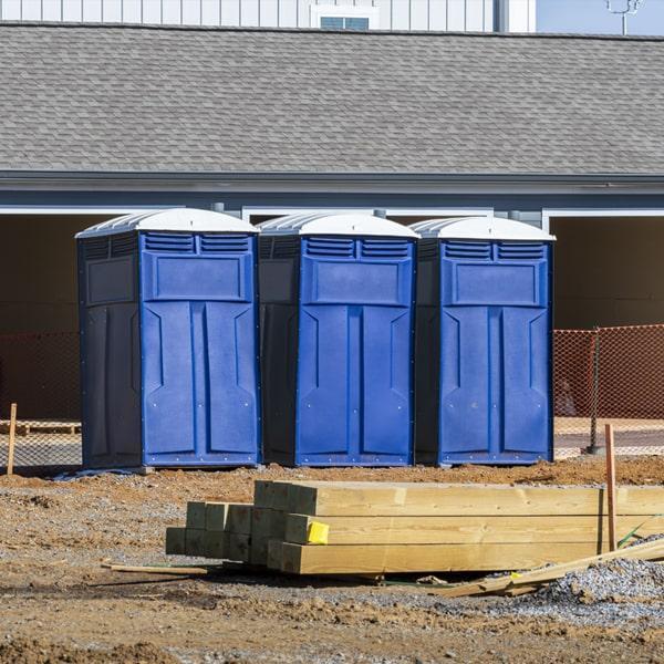 additional features that can be added to a job site portable toilet include hand sanitizer dispensers, handwashing stations, and mirrors