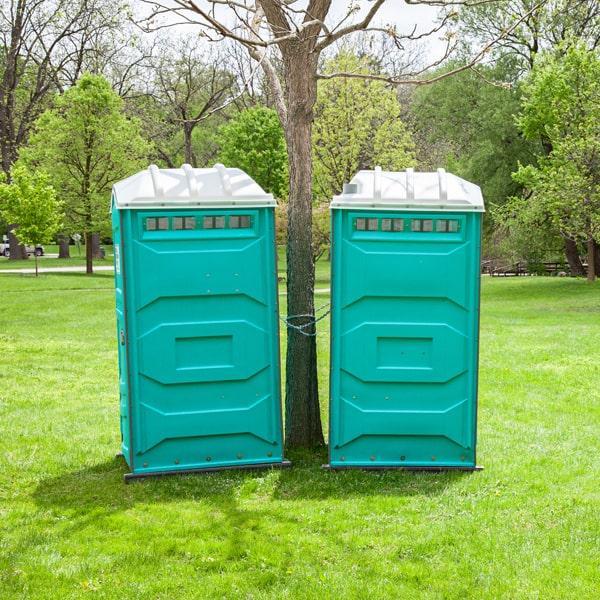 if a long-term portable restroom requires maintenance or repairs, call the rental company immediately to schedule service